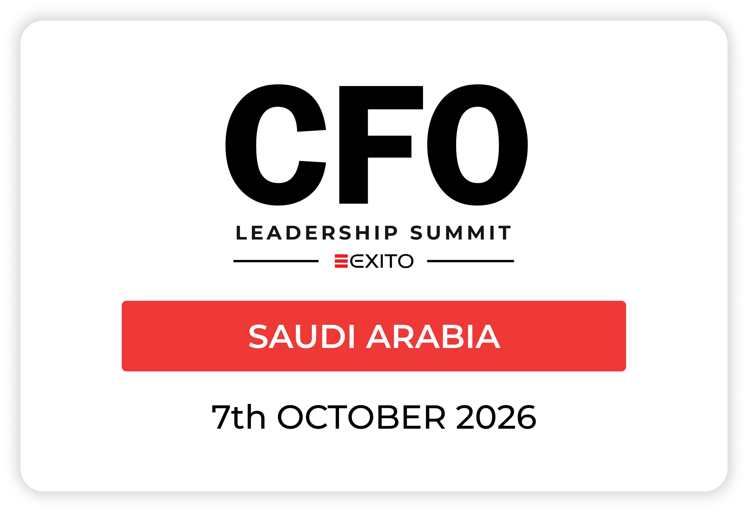 cfo leadership summit ksa